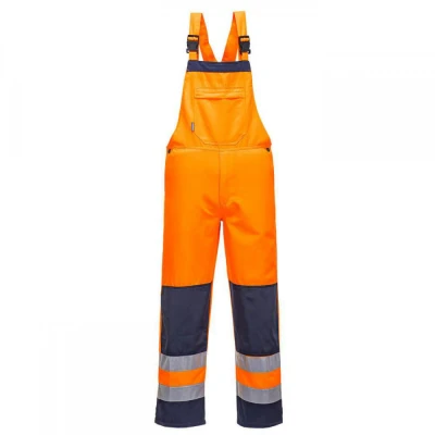 TX72 - Salopetă cu pieptar Girona HiVis / Portwest / Reflectorizanta
