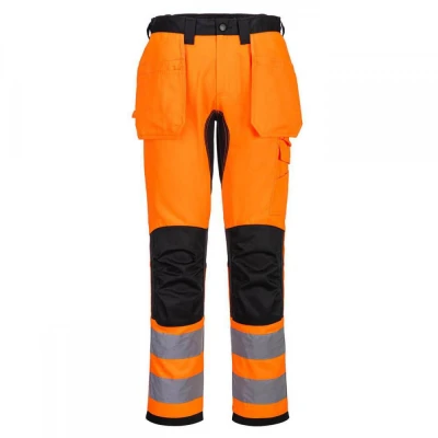 CD889 - Pantaloni elastici HiVis WX2, cu buzunar H / Portwest / Reflectorizanta