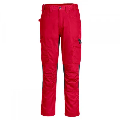 CD881 - Pantaloni de lucru elastici Eco WX2 / Portwest / Pantaloni salopeta talie