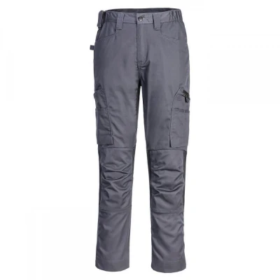 CD881 - Pantaloni de lucru elastici Eco WX2 / Portwest / Pantaloni salopeta talie