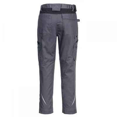 CD881 - Pantaloni de lucru elastici Eco WX2 / Portwest / Pantaloni salopeta talie