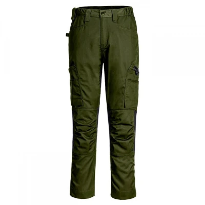 CD881 - Pantaloni de lucru elastici Eco WX2 / Portwest / Pantaloni salopeta talie