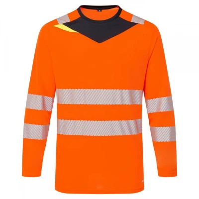 DX416 - Tricou HiVis DX4 cu mânecă lungă / Portwest / Reflectorizanta