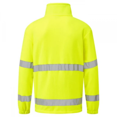 F302 - Fleece HiVis cu fermoar scurt / Portwest / Reflectorizanta