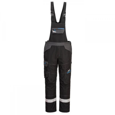 FR405 - Pantaloni ignifugi WX3, cu pieptar / Portwest / Antistatica, ignifuga