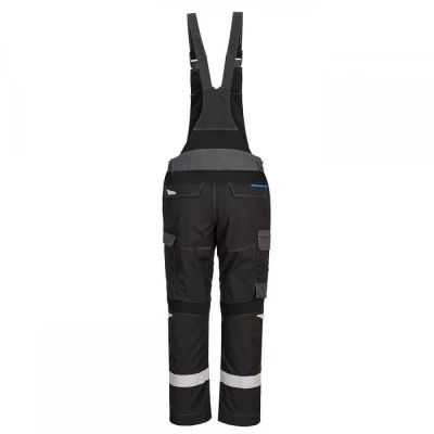 FR405 - Pantaloni ignifugi WX3, cu pieptar / Portwest / Antistatica, ignifuga