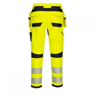 FR407 - Pantaloni HiVis ignifugi, PW3, cu buzunare / Portwest / Antistatica, ignifuga