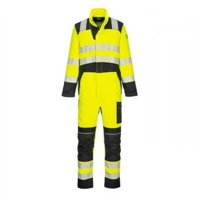 FR507 - Combinezon HiVis PW3 ignifug / Portwest / Antistatica, ignifuga