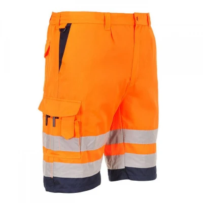 L043 - Pantaloni scurți HiVis din polibumbac / Portwest / Reflectorizanta