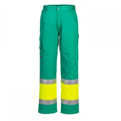 L049 - Pantaloni de lucru HiVis Lightweight Contra / Portwest / Reflectorizanta