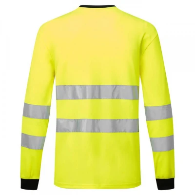 PW221 - Tricou HiVis PW2 cu mânecă lungă / Portwest / Reflectorizanta