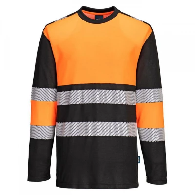 PW312 - Tricou HiVis PW3 cu mânecă lungă, Clasa 1 / Portwest / Reflectorizanta