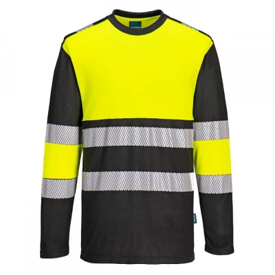 PW312 - Tricou HiVis PW3 cu mânecă lungă, Clasa 1 / Portwest / Reflectorizanta