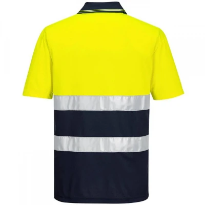 S175 - Tricou Polo HiVis Lightweight Contrast / Portwest / Reflectorizanta