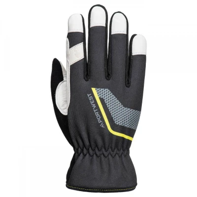 A775 - Mănuși din piele Stretch Utility / Portwest / Piele cu textil