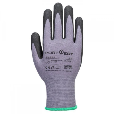 AB351 - Mănuși DermiFlex Essential (12 perechi) / Portwest / Textile impregnate in nitril