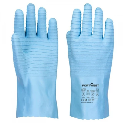 AP75 - Mănuși din latex Chemical B / Portwest / Antichimice din latex