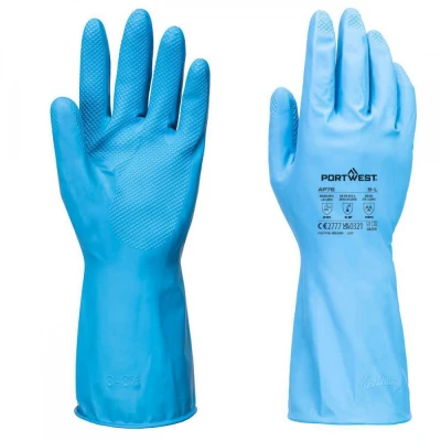 AP76 - Mănuși din latex Chemical B (12 perechi) / Portwest / Antichimice din latex