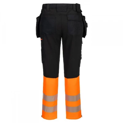 DX457 - Pantaloni HiVis DX4, cu buzunare Holster,  / Portwest / Reflectorizanta