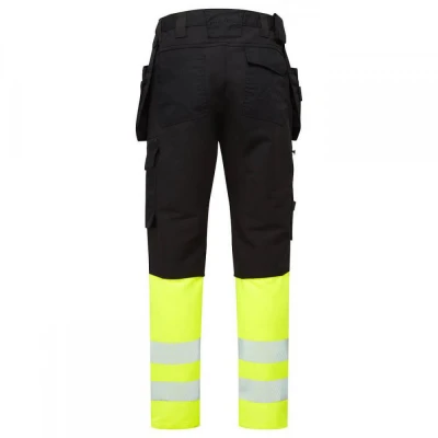 DX457 - Pantaloni HiVis DX4, cu buzunare Holster,  / Portwest / Reflectorizanta