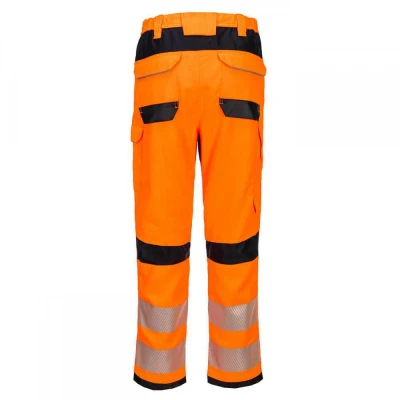 FR414 - Pantaloni de lucru HiVis ignifugi PW3 HVO / Portwest / Antistatica, ignifuga
