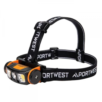 PA76 - Lanterna LED cu senzor de mișcare, reîncărc / Portwest / Lanterne cu prindere pe cap