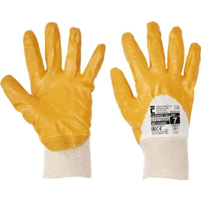 Manusi HARRIER YELLOW / Cerva / Textile impregnate in nitril