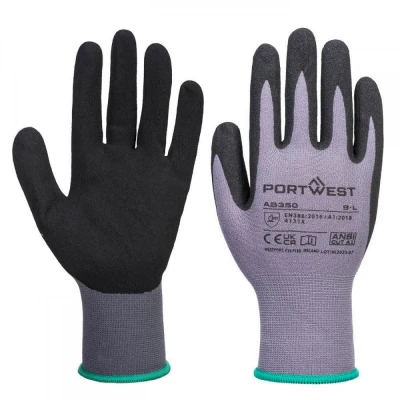 AB350 - Mănuși de protecție DermiFlex Essential (1 / Portwest / Textile impregnate in nitril