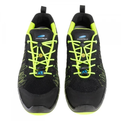 Pantofi de protecție LE MANS BLACK YELLOW FLUO LOW / AboutBlu / Pantofi protectie S1PL