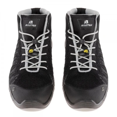 Ghete de protecție LE MANS BLACK MID S3 CR SRC ESD / AboutBlu / Bocanci protectie S3