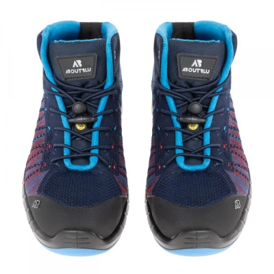 Ghete de protecție LE MANS NAVY MID S3 CR SRC ESD / AboutBlu / Bocanci protectie S3