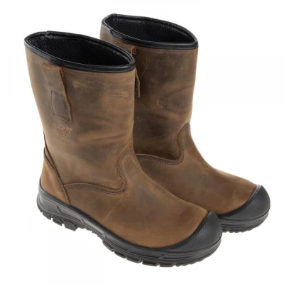 Cizme de protecție SAHARA ESR BROWN WRA SB FO HRO  / AboutBlu / Bocanci protectie S1P