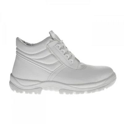 Ghete de protecție ST. MORITZ WHITE MID S2 SRC / AboutBlu / Incaltaminte protectie alba
