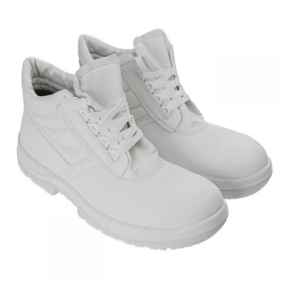 Ghete de protecție ST. MORITZ WHITE MID S2 SRC / AboutBlu / Incaltaminte protectie alba