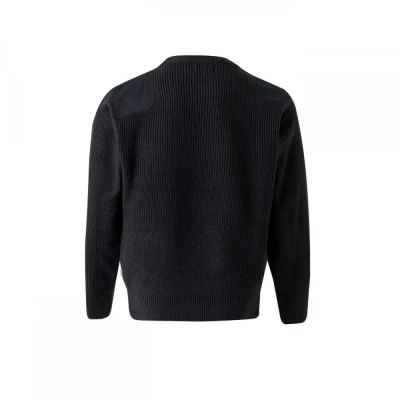 Pulover din tricot gros, cu gât rotund 100 / Velilla / Pentru agenti de paza