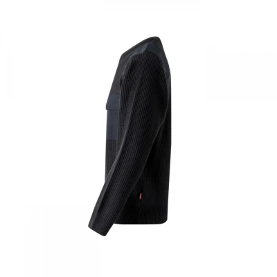 Pulover din tricot gros, cu gât rotund 100 / Velilla / Pentru agenti de paza