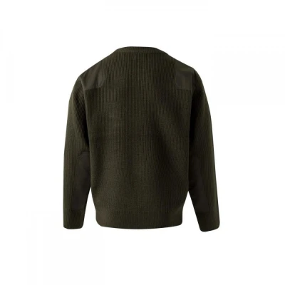 Pulover din tricot gros, cu gât rotund 100 / Velilla / Pentru agenti de paza