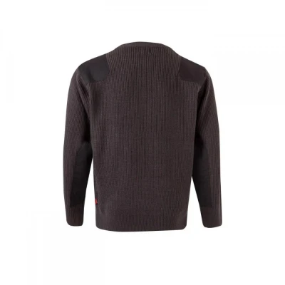 Pulover din tricot gros, cu gât rotund 100 / Velilla / Pentru agenti de paza