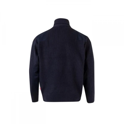Pulover pe gât, cu fermoar scurt, din tricot gros  / Velilla / Pentru agenti de paza