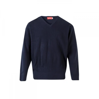 Pulover din tricot fin, cu decolteu în V 104 / Velilla / HoReCa