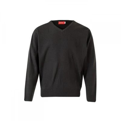 Pulover din tricot fin, cu decolteu în V 104 / Velilla / HoReCa