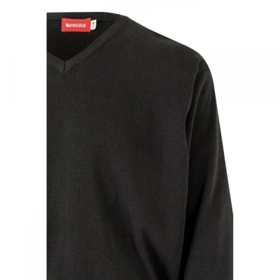 Pulover din tricot fin, cu decolteu în V 104 / Velilla / HoReCa