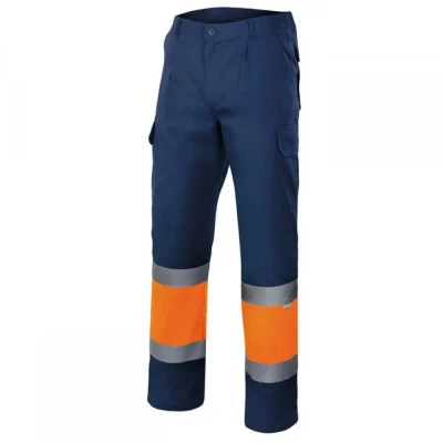 Pantaloni de înaltă vizibilitate în două tonuri (4 / Velilla / Reflectorizanta