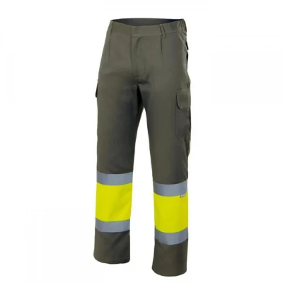Pantaloni de înaltă vizibilitate în două tonuri (4 / Velilla / Reflectorizanta