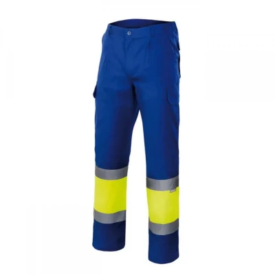 Pantaloni de înaltă vizibilitate în două tonuri (4 / Velilla / Reflectorizanta