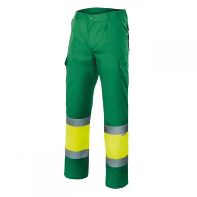 Pantaloni de înaltă vizibilitate în două tonuri (4 / Velilla / Reflectorizanta