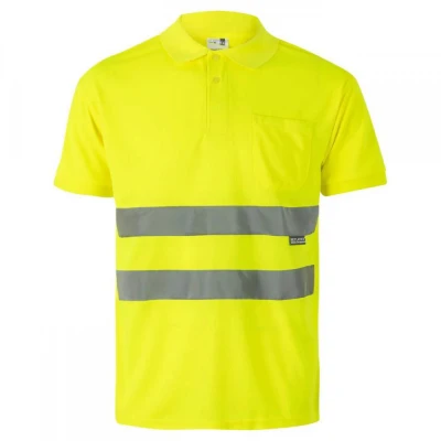 Tricou polo cu mânecă scurtă, de înaltă vizibilita / Velilla / Reflectorizanta