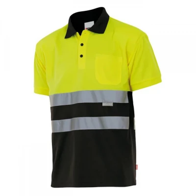Tricou polo cu mânecă scurtă, de înaltă vizibilita / Velilla / Reflectorizanta