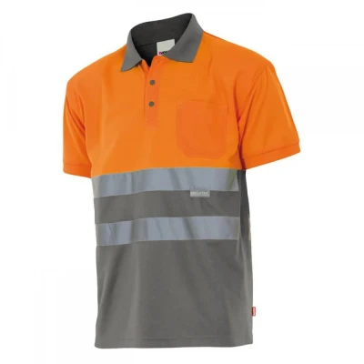 Tricou polo cu mânecă scurtă, de înaltă vizibilita / Velilla / Reflectorizanta