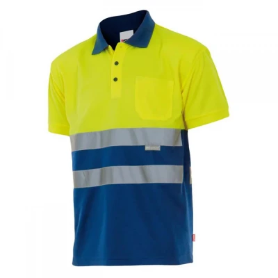 Tricou polo cu mânecă scurtă, de înaltă vizibilita / Velilla / Reflectorizanta